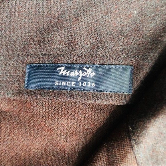 NWT Bonobos, Burgundy Unbutton Down Wool Shirt, M - Picture 5 of 8
